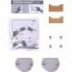Kit adhésif pour 24952, 24953, 24954 KEUCO