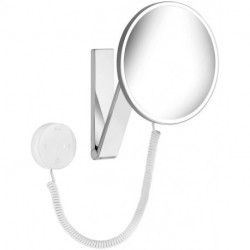 Miroir de maquillage ILook en bronze, poli, éclairé, panneau de commande en verre KEUCO