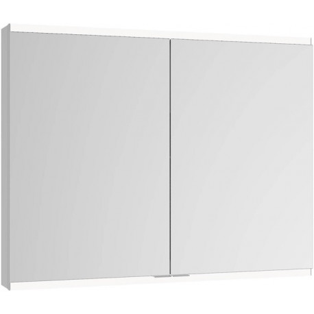 Armoire miroir Royal Modular 2.0 900x900x120mm anodisé argent illuminé, encastrable, 2 prises KEUCO