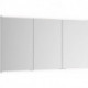 Armoire miroir Royal Modular 2.0 1000x900x120mm anodisé argent illuminé, encastrable, 2 prises KEUCO