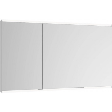 Armoire miroir Royal Modular 2.0 1000x900x120mm argent anodisé lumineux, encastrable, 1 prise et USB KEUCO