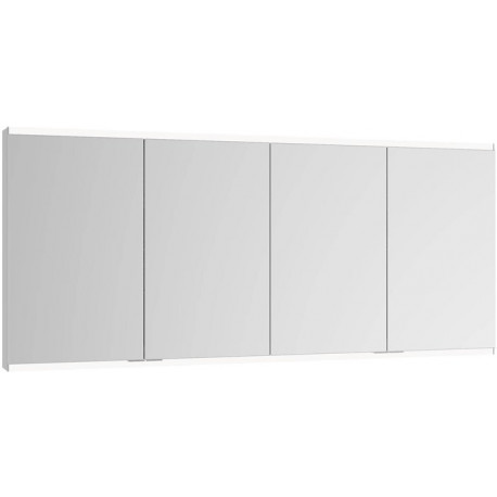 Armoire miroir Royal Modular 2.0 1600x900x160mm argent anodisé lumineux, encastrable, sans prises KEUCO