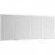 Armoire miroir Royal Modular 2.0 1600x900x160mm rallonge murale anodisée argent, 4 prises KEUCO