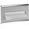 Module lavabo PLAN INTEGRAL 2 distributeurs d'essuie-tout chromé / aluminium argent, KEUCO à gauche