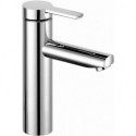 Mitigeur lavabo PLAN BLUE 130 sans garniture de vidage, acier inoxydable KEUCO
