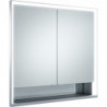 Meuble miroir ROYAL LUMOS 700 x 735 x 165 mm anodisé argenté KEUCO
