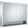 Meuble miroir ROYAL LUMOS 1050 x 735 x 165 mm anodisé argenté KEUCO