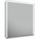 Meuble miroir ROYAL LUMOS 650 x 735 x 165 mm butée à droite, anodisé argenté KEUCO
