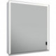 Armoire miroir ROYAL LUMOS 650 x 735 x 165 mm charnière à gauche, anodisé argenté KEUCO