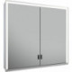 Meuble miroir ROYAL LUMOS 800 x 735 x 165 mm anodisé argenté KEUCO