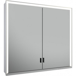 Meuble miroir ROYAL LUMOS 800 x 735 x 165 mm anodisé argenté KEUCO