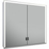 Meuble miroir ROYAL LUMOS 800 x 735 x 165 mm anodisé argenté KEUCO