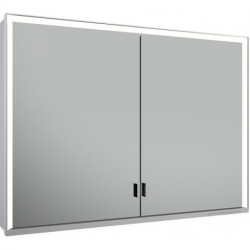 Meuble miroir ROYAL LUMOS 1000 x 735 x 165 mm anodisé argenté KEUCO