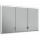 Meuble miroir ROYAL LUMOS 1200 x 735 x 165 mm anodisé argenté KEUCO