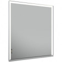 Meuble miroir ROYAL LUMOS 650 x 735 x 165 mm butée à droite, anodisé argenté KEUCO