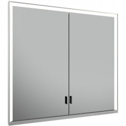 Meuble miroir ROYAL LUMOS 800 x 735 x 165 mm anodisé argenté KEUCO