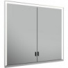 Meuble miroir ROYAL LUMOS 800 x 735 x 165 mm anodisé argenté KEUCO