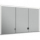 Meuble miroir ROYAL LUMOS 1200 x 735 x 165 mm anodisé argenté KEUCO