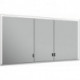 Meuble miroir ROYAL LUMOS 1400 x 735 x 165 mm anodisé argenté KEUCO