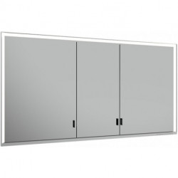 Meuble miroir ROYAL LUMOS 1400 x 735 x 165 mm anodisé argenté KEUCO