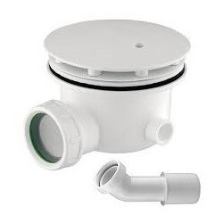 Robinet de vidange COMPACT 90 avec couvercle de vidange rond, chromé HOESCH