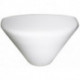 Verre de luminaire Emco CLASSIC en verre opale. pour la lumière du miroir