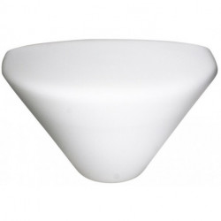 Verre de luminaire Emco CLASSIC en verre opale. pour la lumière du miroir