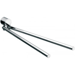 Porte-serviettes RONDO 2 2-bras. rougeatif 464mm chromé
