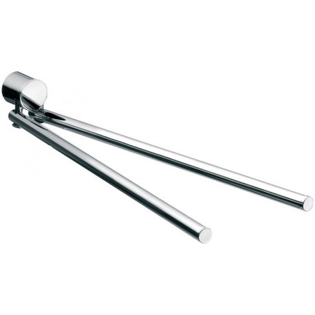 Porte-serviettes RONDO 2 2-bras. rougeatif 464mm chromé