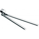 Porte-serviettes RONDO 2 2-bras. rougeatif 464mm chromé