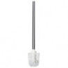 Brosse WC modèle NEW WAVES tête de brosse blanche avec manche chrome