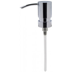 Pompe doseuse BAROLO en métal, pour distributeurs de savon chrome