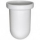 Verre pour brosse LOGO plastique blanc