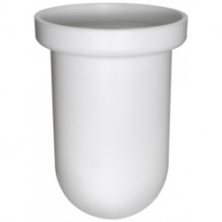 Verre pour brosse LOGO plastique blanc