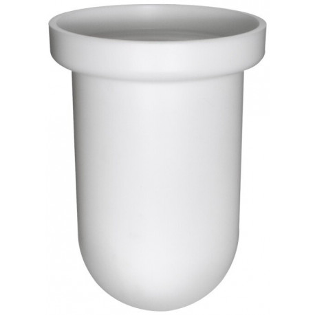 Verre pour brosse LOGO plastique blanc