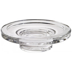 Porte-savon NEW WAVES Verre en crystal clair