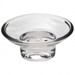 Porte-savon CONTOUR cristal clair