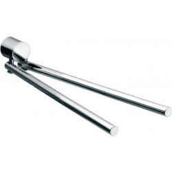 Porte-serviettes RONDO 2 2-bras. rougeatif 364mm chromé
