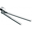 Porte-serviettes RONDO 2 2-bras. rougeatif 364mm chromé