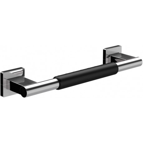 Barre appui SYSTEM 2 415mm. avec revêtement chromé/noir