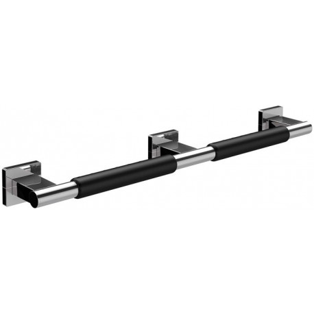 Barre appui SYSTEM 2 665mm. avec revêtement chromé/noir