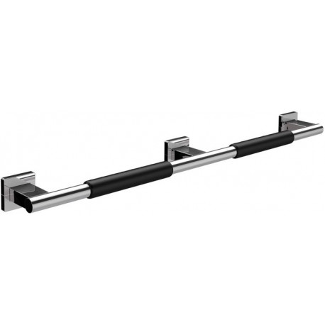 Barre appui SYSTEM 2 865mm. avec revêtement chromé/noir