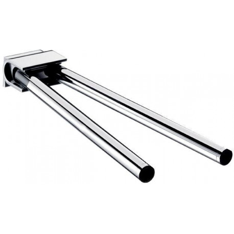 Porte-serviettes SYSTEM 2 2-bras. rigide 346mm chromé