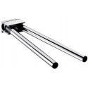 Porte-serviettes SYSTEM 2 2-bras. rigide 346mm chromé