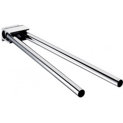 Porte-serviettes SYSTEM 2 2-bras. rigide 446mm chromé