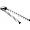 Porte-serviettes SYSTEM 2 2-bras. rigide 446mm chromé