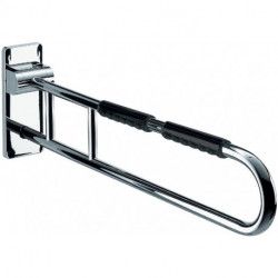 Barre de support articulée SYSTEM 2 850mm chromé/noir