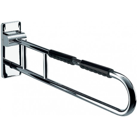 Barre de support articulée SYSTEM 2 850mm chromé/noir