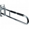 Barre de support articulée SYSTEM 2 850mm chromé/noir
