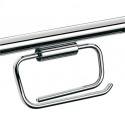Porte-papier Emco SYSTEM 2 pour barre d'appui WC chromé